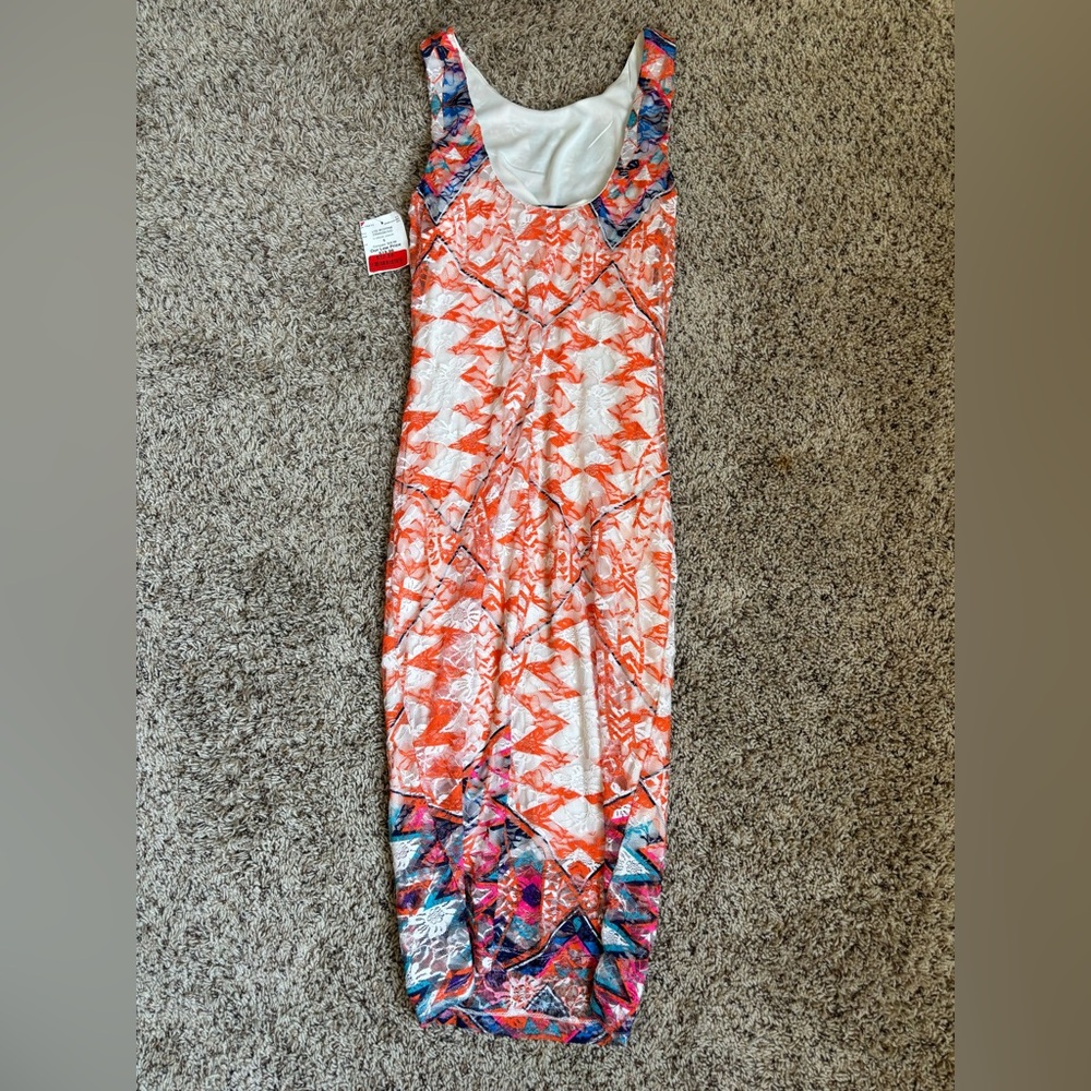 Orange dress brand new with tags